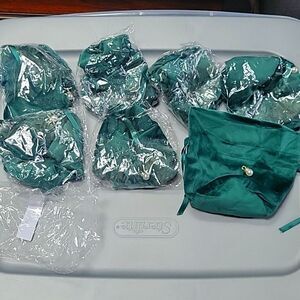 Set of 7 velvet jewelry bags